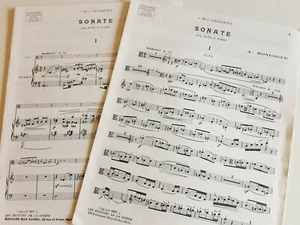 Sonate for Viola and Piano by Honegger *NEW* Publisher Max Eschig - Picture 1 of 3