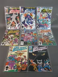 8 Marvel West Coast Avengers Comic Book LOT 1984 #2 3 4 1985 #1-5 SET READERS NR - Picture 1 of 7