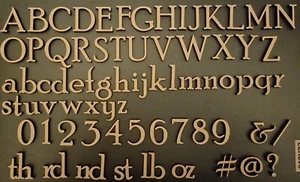Beliebige 12x Holz Buchstaben, Zahlen oder Zeichen Laser geschnitten Verzierungen Formen MDF - Bild 1 von 1