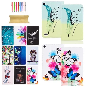 Pattern Folio Leather Stand Case Cover For Amazon Kindle Fire HD 10 10.1"2019 - Picture 1 of 40