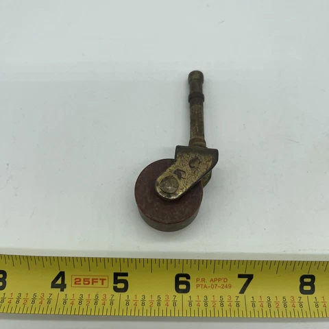 Antique Brass Furniture Caster - Furniture Restoration Cover