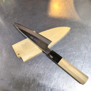 Aritsugu Deba 155mm Japanese Kitchen Knife Unused with Saya 有次 - Picture 1 of 4