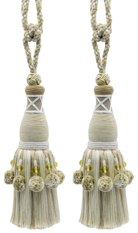 Corbata borla DECOPRO, estilo # TBRW10, color # VL06 - marfil hueso [juego de 2] Foto 1 de 1