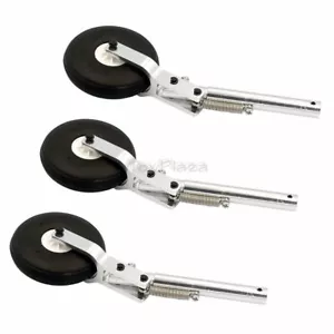 150x5mm Aluminum Spring Absorber Landing Gear & PU tyre for RC Airplane Aircraft - Picture 1 of 6