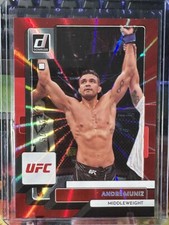 ANDRE MUNIZ Red Laser Holo /75 2023 Panini Donruss UFC #166