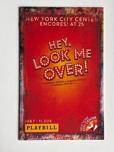 Hey, Look Me Over! PLAYBILL Vanessa Williams Bebe Neuwirth Carolee Carmello 2018 - Imagen 1 de 8
