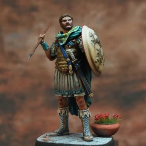 Caracalla Emperador Romano 54mm Juguete Lata Pintado Soldado | Arte - Imagen 1 de 3