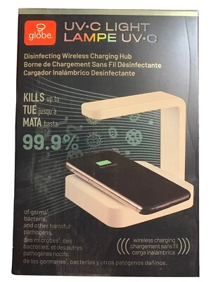 Globe UV-C Disinfection Wireless Charging Hub NIB - Image 1 of 4