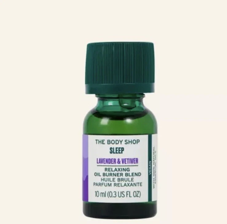 Sleep Lavender Vetiver Relaxing Home Fragrance Oil Burner Blend Body Shop 10ml - Image 1 of 1