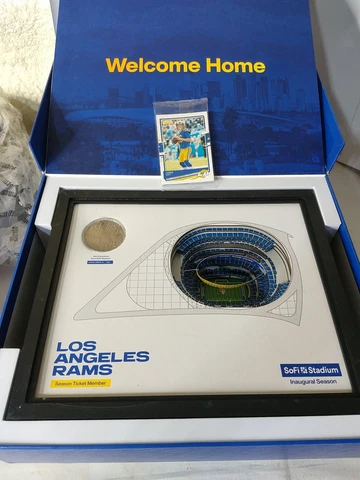 2020 Los Angeles Rams Season Ticket Member Gift Box  SoFi Stadium with cards (d) Cover