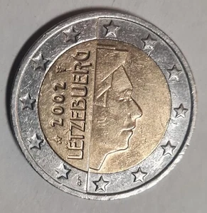 2 Euro Münze 2002 Letzebuerg / Luxemburg - Bild 1 von 6