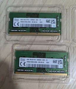 16GB (2x8GB 1Rx16) SO-DIMM SK Hynix HMAA1GS6CJR6N-XN DDR4 3200MHz PC4-25600 - Bild 1 von 2