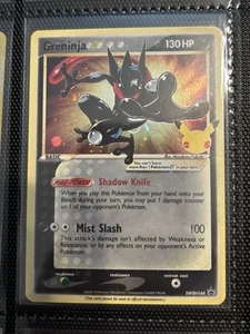 Gold Star Greninja NM Holo FART SWIRL SWSH144 Black Star Promos Celebrations - Picture 1 of 2