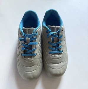 Lotto Jugend Hackie Fußballschuhe grau blau Größe 12K - guter Zustand - Bild 1 von 5