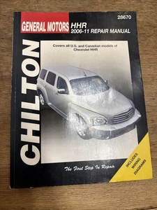 Chilton 28670 Total Car Care GM Chevrolet HHR 2006-2011 Repair Manual A-Z Book - Picture 1 of 3