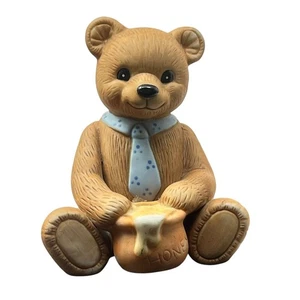 Vintage HOMCO Figurine #1405 Bear with Honey Pot — Ceramic Country Decor - Picture 1 of 6