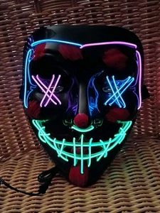 Party Leuchtmaske - Bild 1 von 7