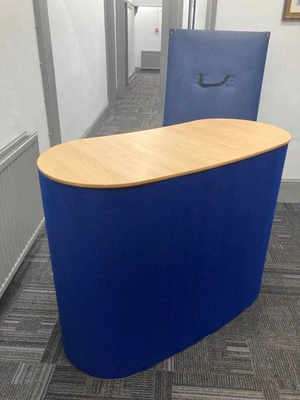 Pop Up Reception Desk Mall Shop Exhibition Counter Stand Table For Trade Show - Image 1 of 4