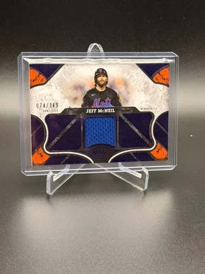2024 Topps Tier One Relic Jeff McNeil /149 Mets - Image 1 of 2