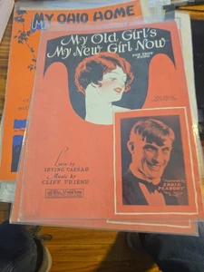 MY OLD GIRL'S MY NEW GIRL NOW 1925 Organist BILL DALTON Vintage Noten - Bild 1 von 5