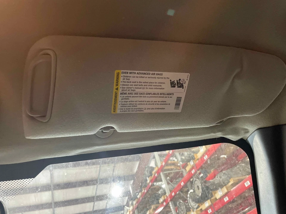 2006 Chevy Silverado Sun Visor Passenger Right Dark Charcoal RH OEM 2003-2006 - Image 1 of 1