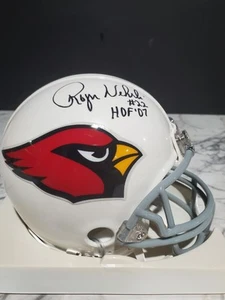 Roger Wehrli #22 Signed Autographed "HOF 07" Arizona Cardinals Mini Helmet - Picture 1 of 5