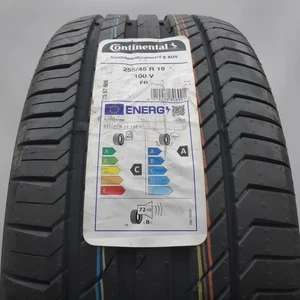 255 45 19 1x CONTINENTAL 255/45 R19 100V SUV Sommerreifen 2024 VOLL WIE NEU - Bild 1 von 6
