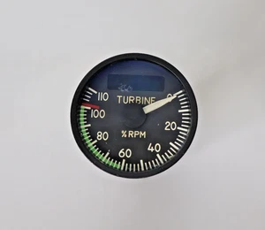 Meggitt Avionics 43-307-1 RPM Turbine Indicator Beech 130-380044-7 (28 VDC) - Bild 1 von 7