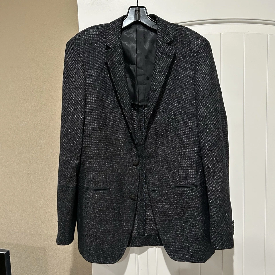 John Varvatos Mens Sport Jacket Size 38 R 38R  Blend Blazer - Image 1 of 4