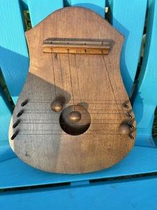 Vintage Wooden Guitar Door Harp - Picture 1 of 5