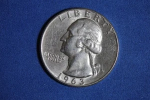 Estate Find 1963 D- Washington Quarter!!! #K57494 - Picture 1 of 2