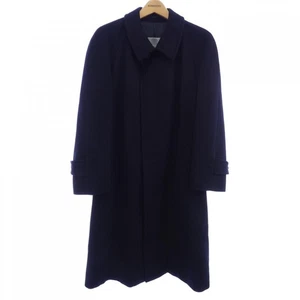 Aquascutum Balmacaan Coat Asian fit S 36 US size XS  Navy Authentic Men's Wool - Picture 1 of 7