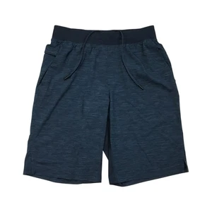 Lululemon T.H.E. Shorts Mens Medium M Blue 11” Inseam Linerless Gym Running Yoga - Picture 1 of 4