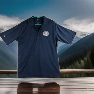 Vintage 2011 AT&T Cotton Bowl Logo blau Poloshirt Herren Large - Bild 1 von 9