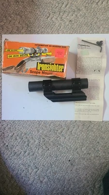 Ironsighter Colt Trooper mira telescópica anillos de montaje Dan Wesson 9-2 15-2 Foto 1 de 4