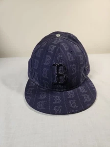 Boston Red Sox New Era 59FIFTY Baseball Fitted Hat Cap 8 Blau - Bild 1 von 6