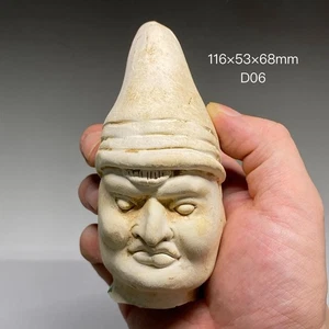 D06  The head of the Tang Dynasty Hu people horse-leading figurine 唐代胡人牵马俑 - Picture 1 of 8