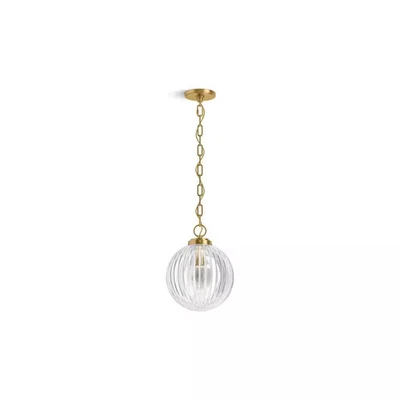 KOHLER Embra By Studio McGee 1-Light Brushed Moderne Brass Pendant Light - Image 1 of 4