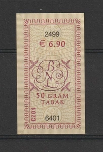 Netherlands Revenue stamp Accijns Banderol Cigarrettes Tobacco Fiscal Tabak 16 - Picture 1 of 1