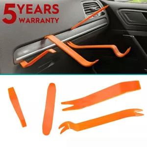 4PC Plastic Auto Upholstery Car Audio Dash Panel Clip Removal Installer Pry Tool - Picture 1 of 13
