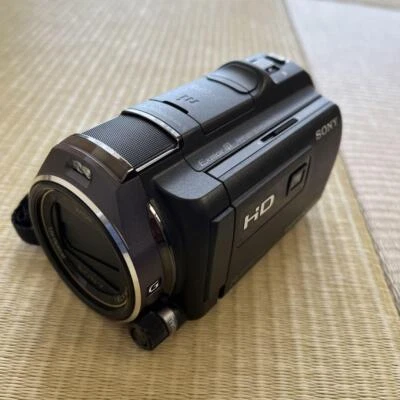 SONY HDR-PJ630V Black Handycam Video Camera 12x Optical 64GB Only Japanese - Image 1 of 2