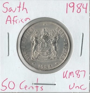 Münze Südafrika 50 Cents 1984 KM87 - Bild 1 von 2