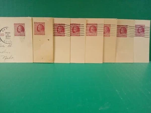 (8) Vintage 1951 Ben Franklin USA 2 Cent Used Post Cards - Picture 1 of 2
