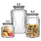 Pasabahce Viva Airtight Lid Clear Glass Food Storage Sweet Jar 0.9L/1.5L/2.5L