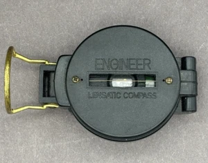 Brújula lenteática de ingeniero de colección navegación direccional senderismo - Imagen 1 de 6