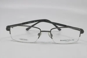MARCOLIN ERIC 6814 COL 088 GUNMETAL FRONT  Eyeglasses New Authentic 54 - Picture 1 of 6