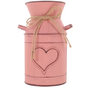 Vaso rustico sposa porta fiori tubo latte retrò decorazione casa - Foto 1 di 12