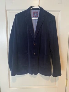 Brooks Brothers Boys Size XL Corduroy Blazer 2 Leather Button Cotton - Picture 1 of 3