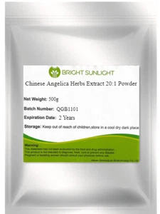 500 g de extracto de hierbas angélicas chinas Dang Gui 20:1 polvo Angélica Sinensis - Imagen 1 de 2