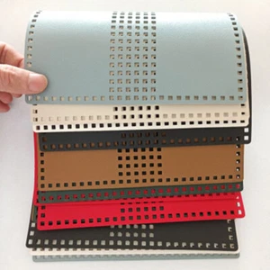 Handmade Velvet Woven Bag Grid Board DIY Leather Grid Bag Accessories Red - Picture 1 of 7